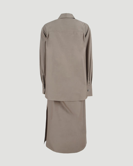 Brown Midi Dress