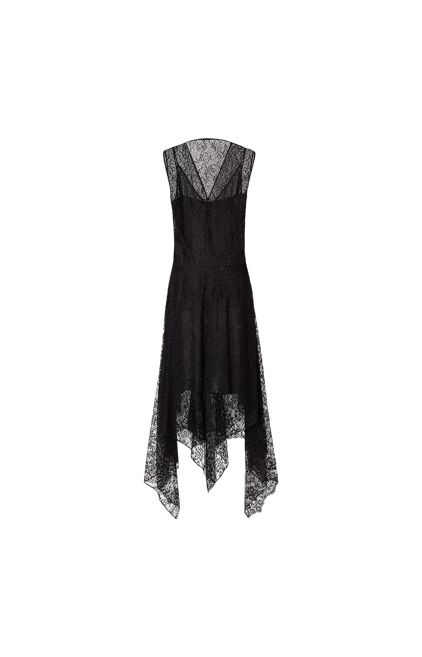 Black Flowers and Bacche Lace Dress