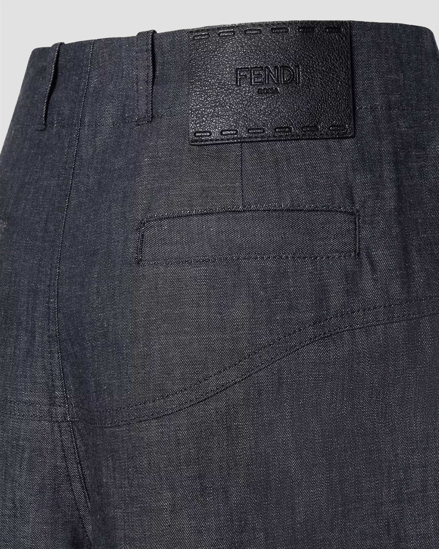 Denim Chambray Shorts