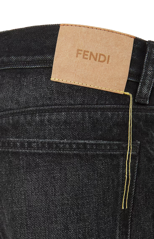 Slim-Fit Organic Cotton Denim Jeans in Black