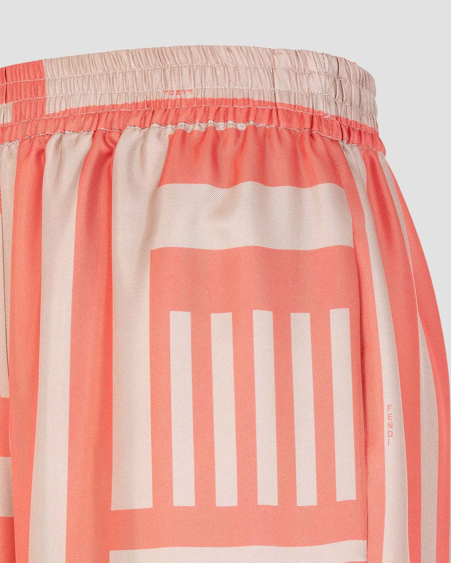 Salmon Pink Silk Trousers