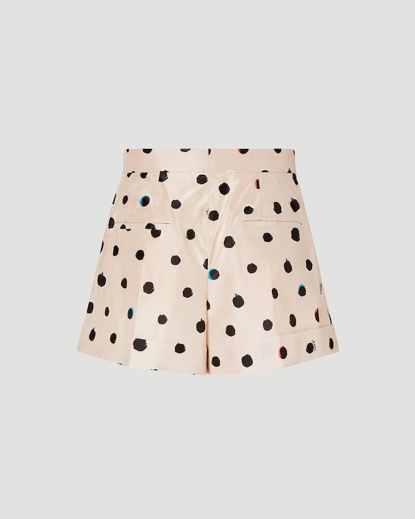 Printed Taffeta Shorts