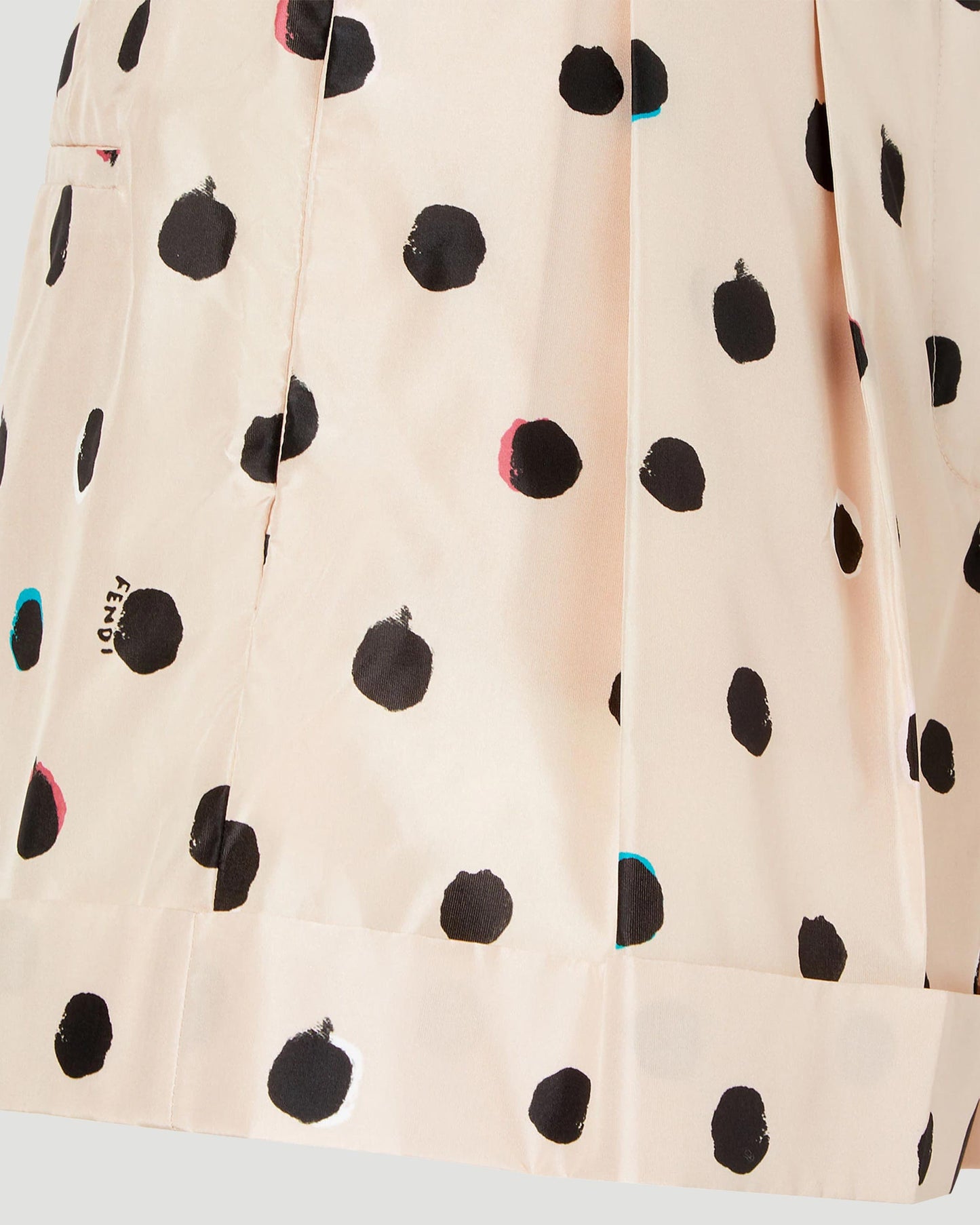 Printed Taffeta Shorts