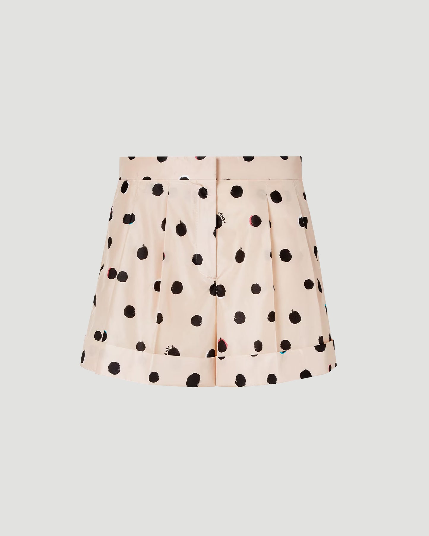 Printed Taffeta Shorts