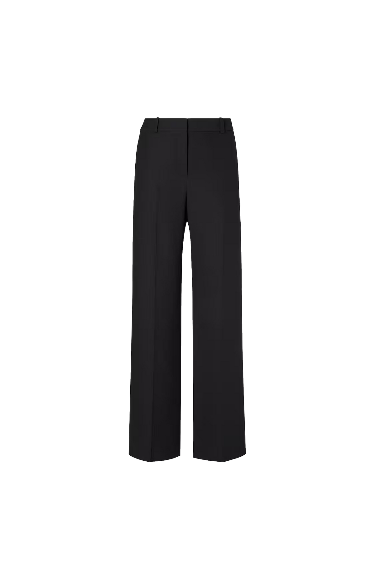 Silk and Cotton Trousers in Black