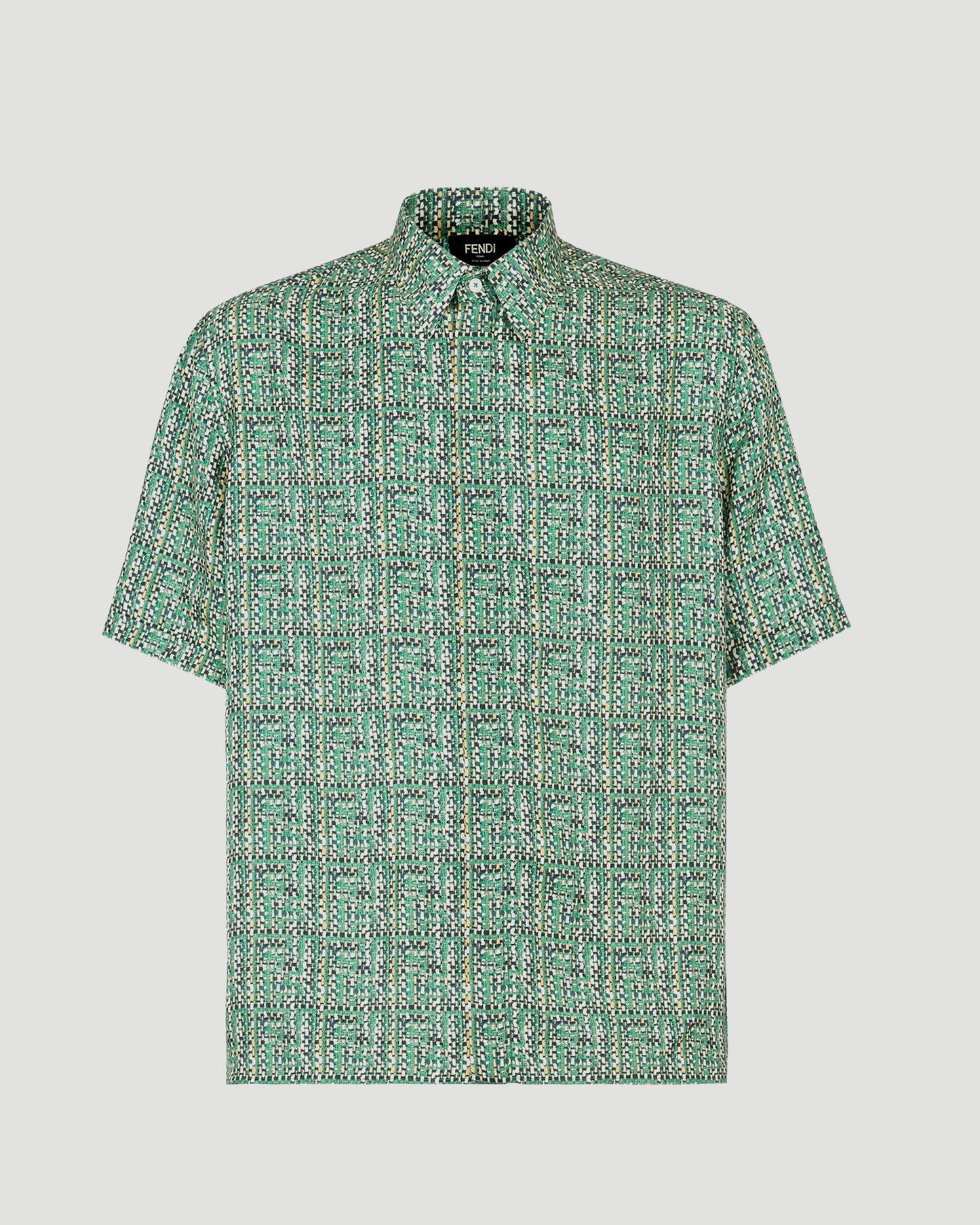 Green FF Silk Shirt