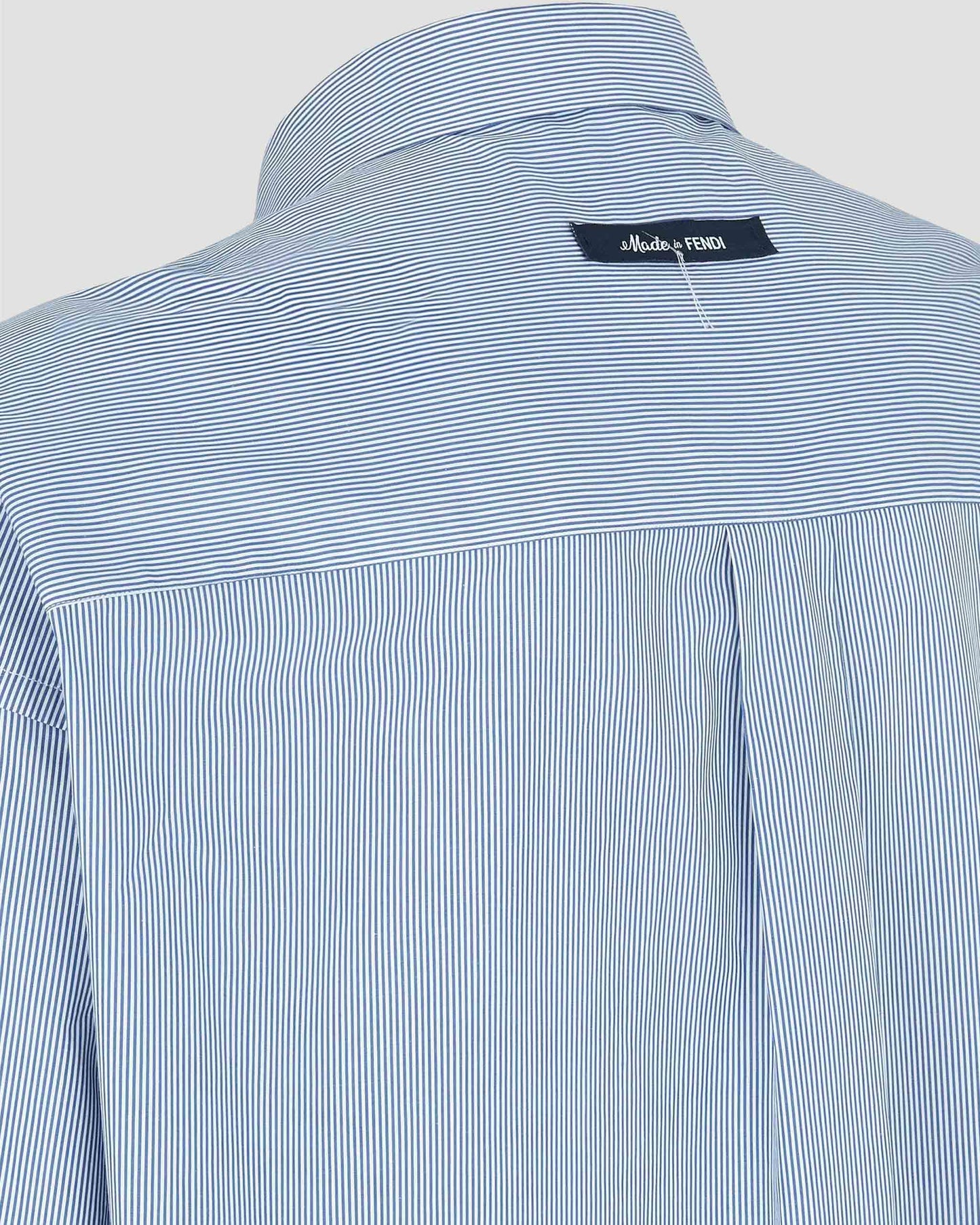 Light Blue Striped Cotton Shirt