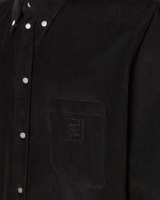 Black Needlecord Shirt