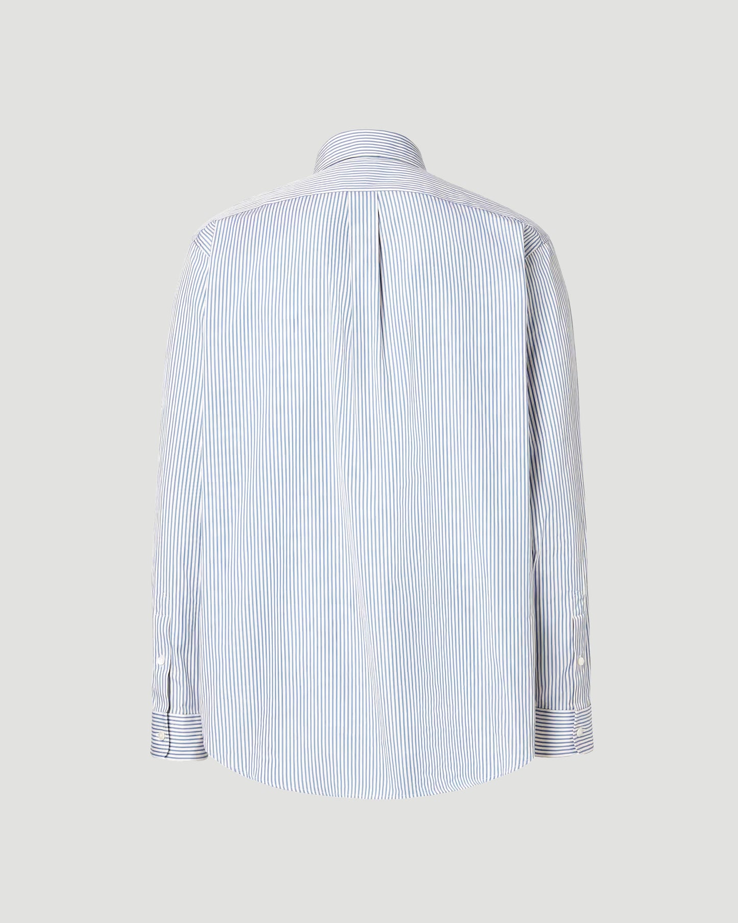 Blue Striped Cotton Shirt