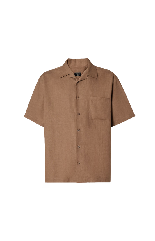 Light Brown Linen Shirt