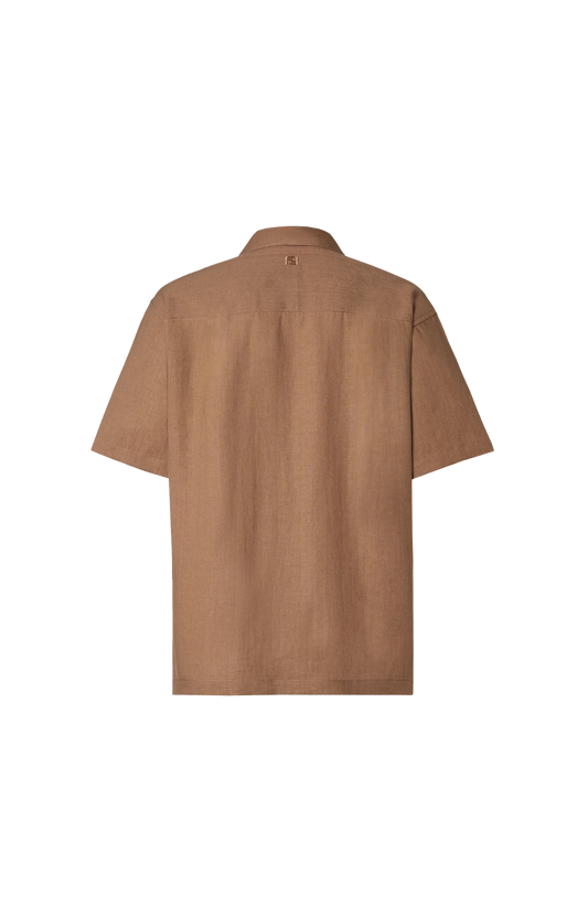 Light Brown Linen Shirt