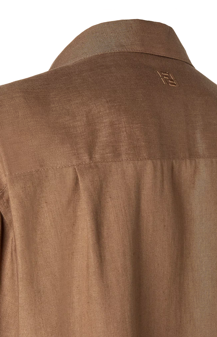 Light Brown Linen Shirt