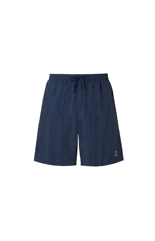 Dark Blue Nylon Swim Shorts