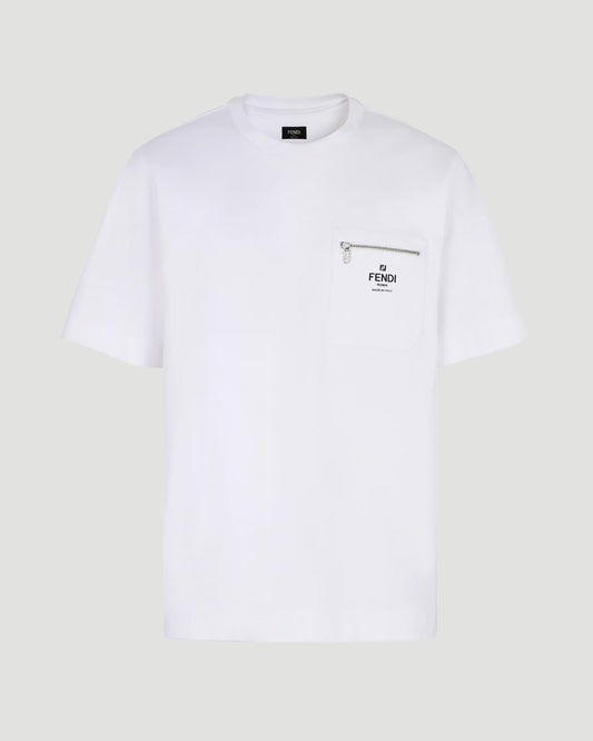 COTTON T-SHIRT IN WHITE