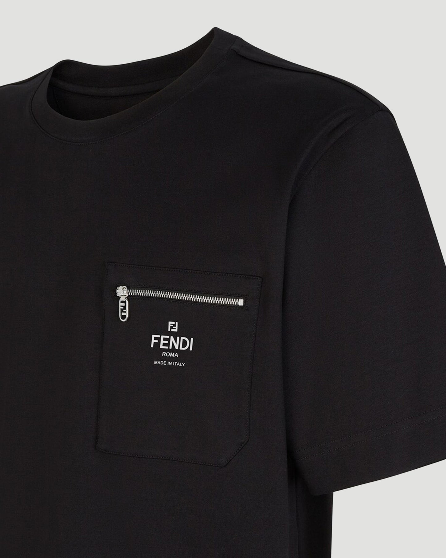 COTTON T-SHIRT IN BLACK