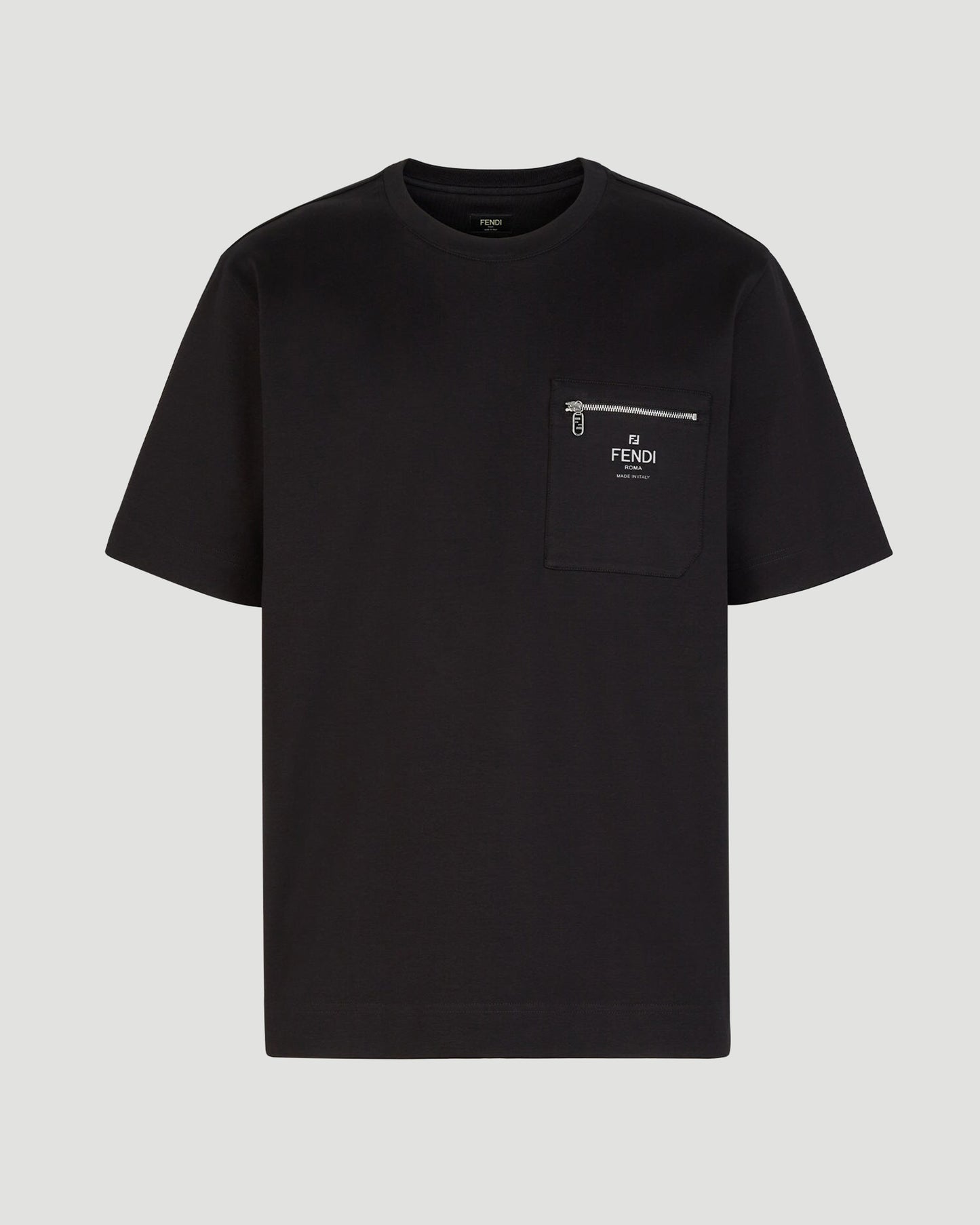 COTTON T-SHIRT IN BLACK