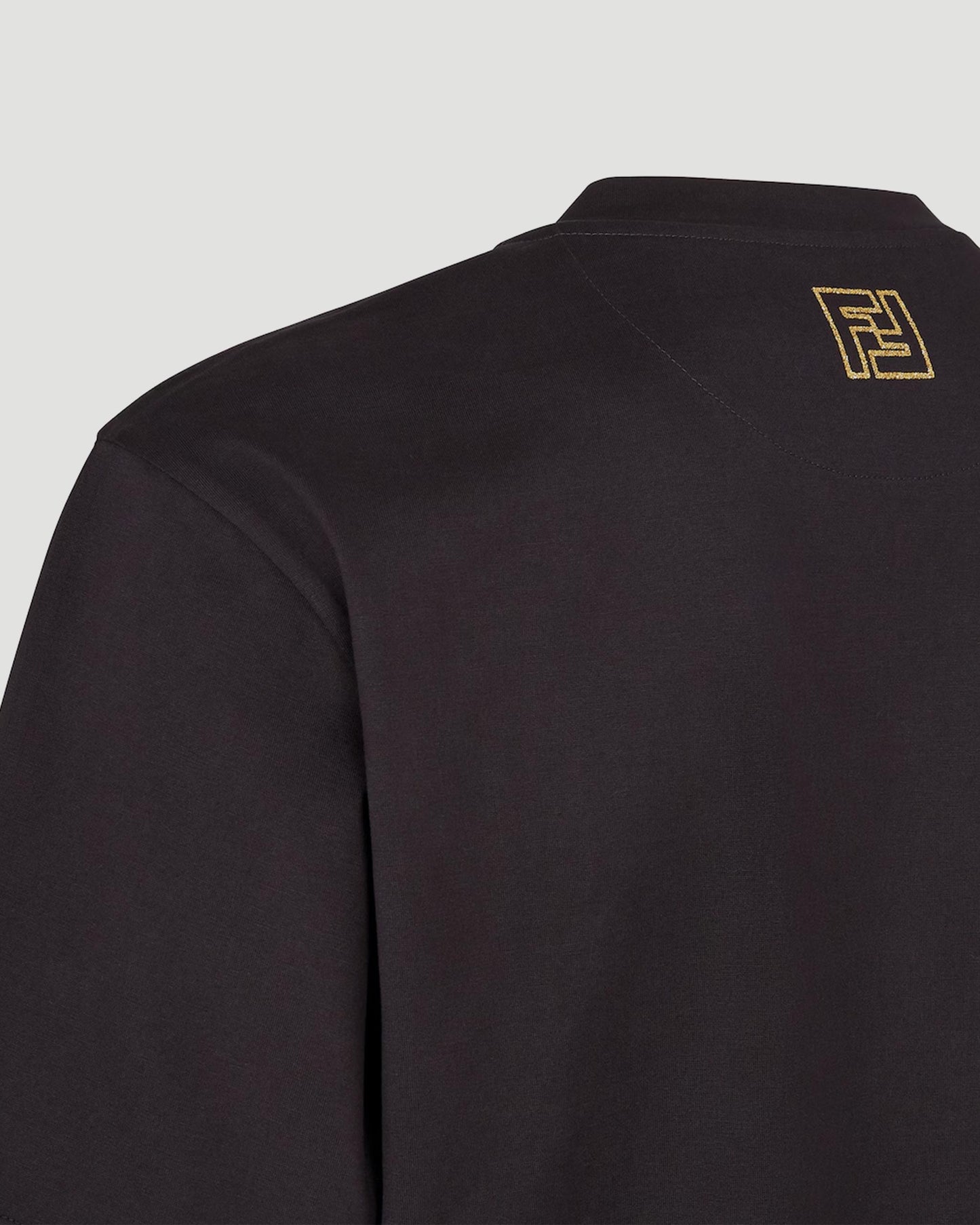 Black Cotton T-Shirt
