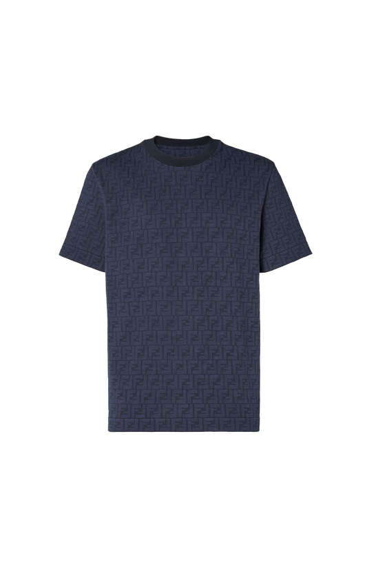 Dark Blue Cotton T-Shirt