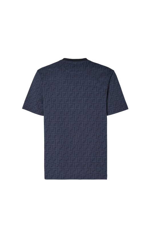 Dark Blue Cotton T-Shirt