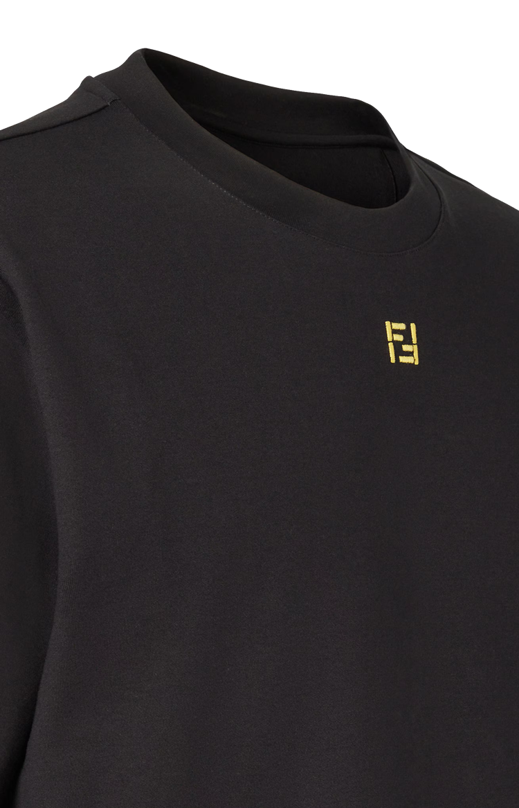 Black Cotton T-Shirt