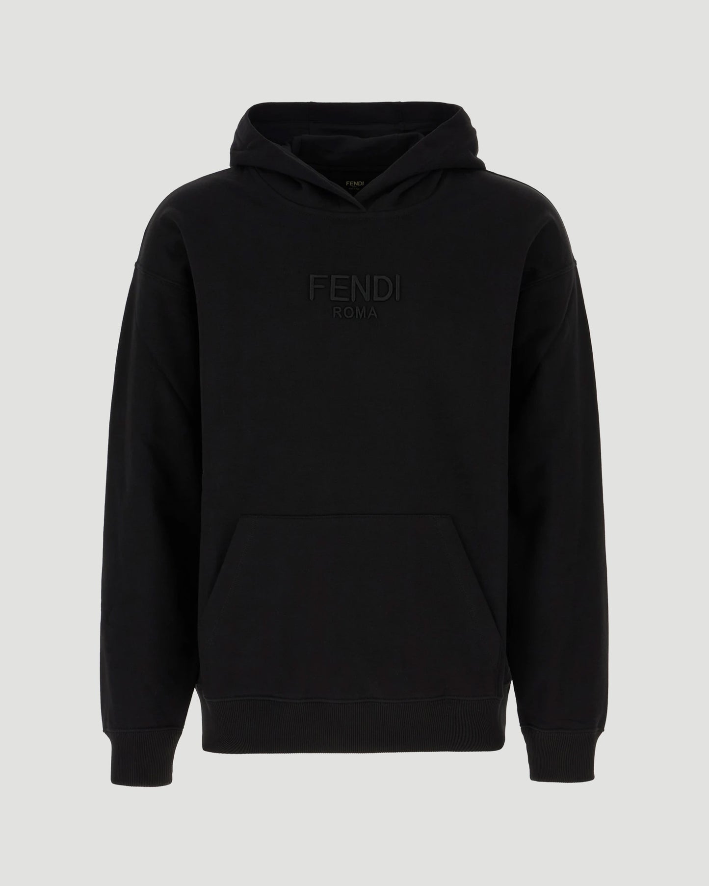 Black Cotton Sweatshirt