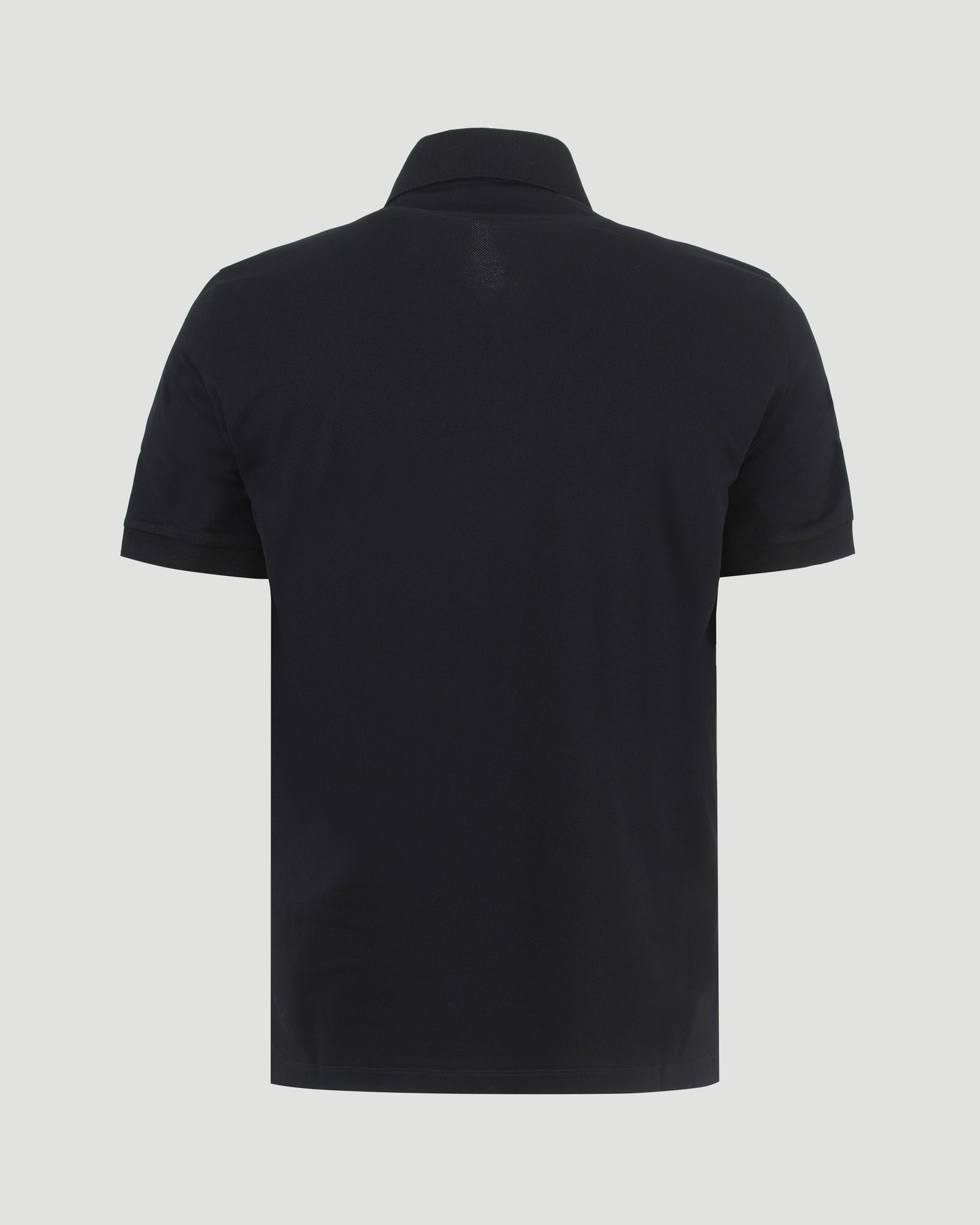 Cotton Polo Shirt in Black