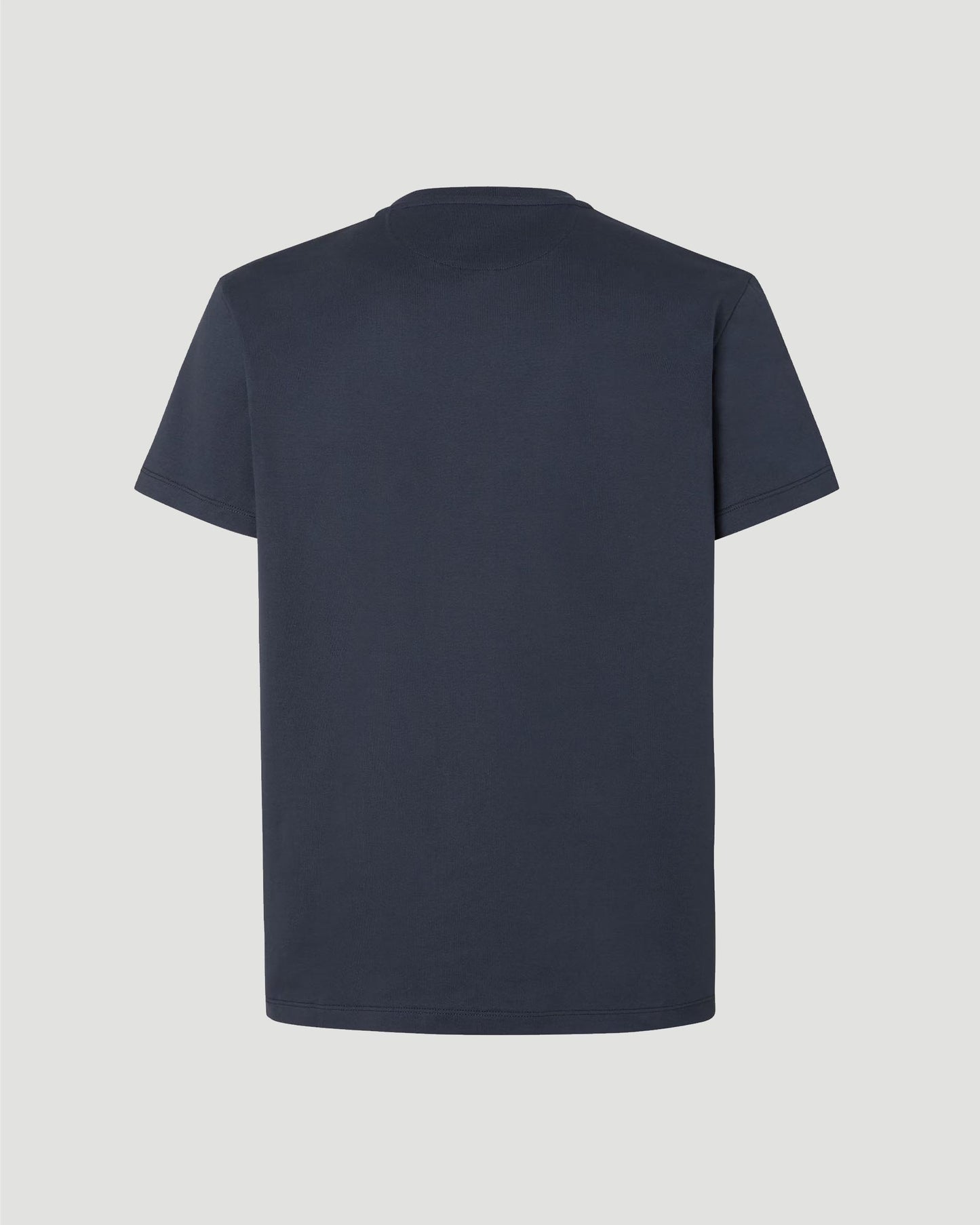Cotton T-Shirt in Navy Blue