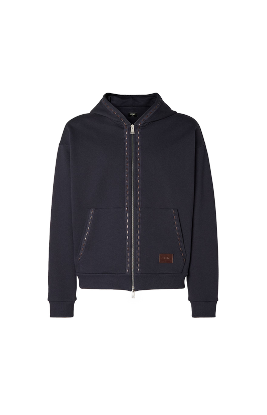 Navy Blue Cotton Sweatshirt