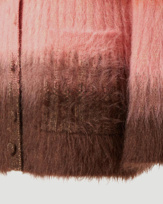 Multicolour Mohair And Wool Cardigan