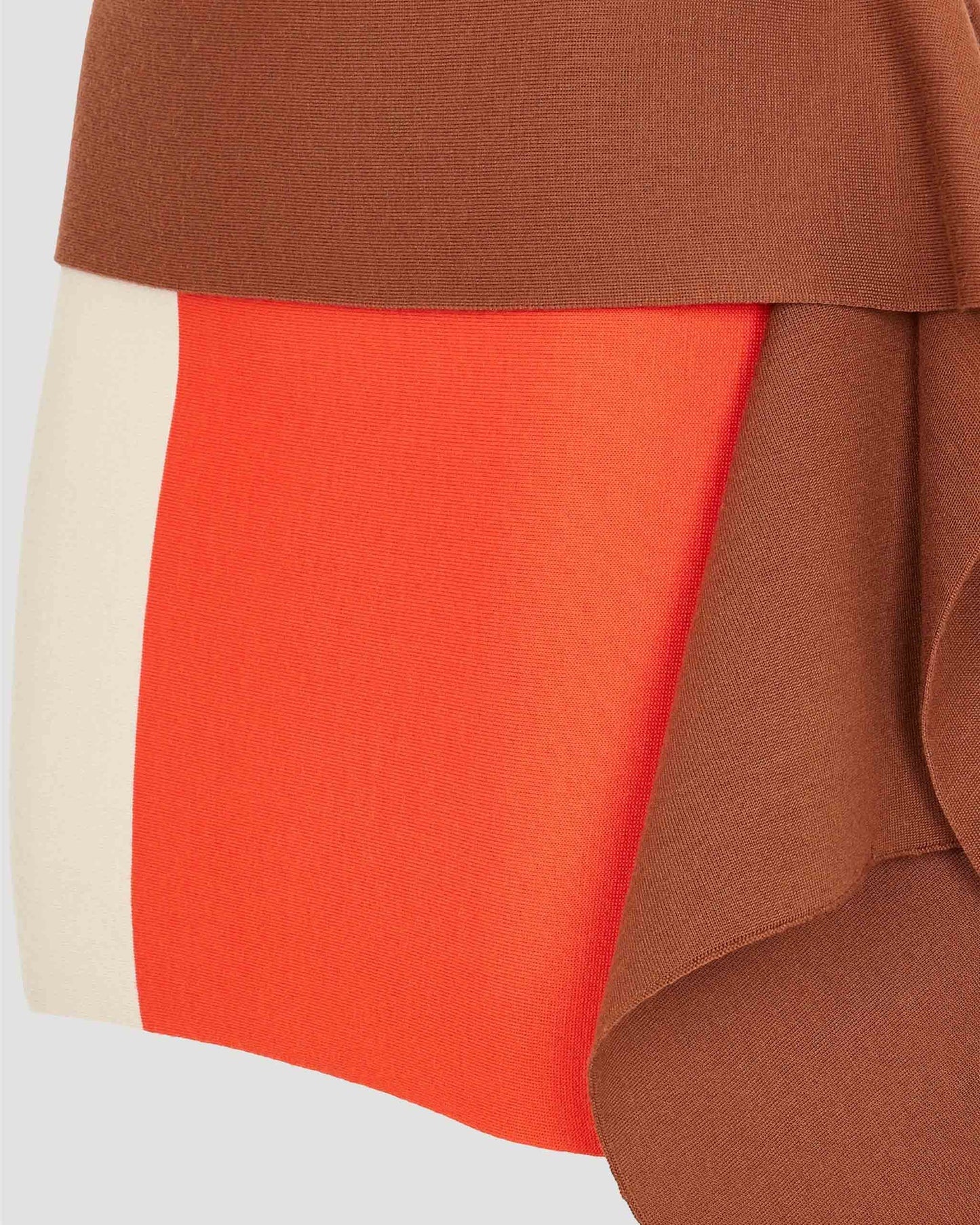 Multicolour Wool Short Skirt