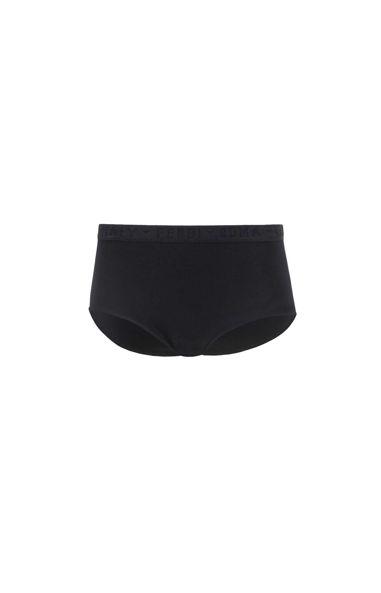 Logo Knitted Micro Shorts in Black