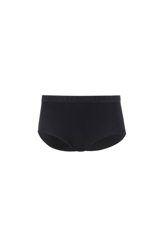 Logo Knitted Micro Shorts in Black