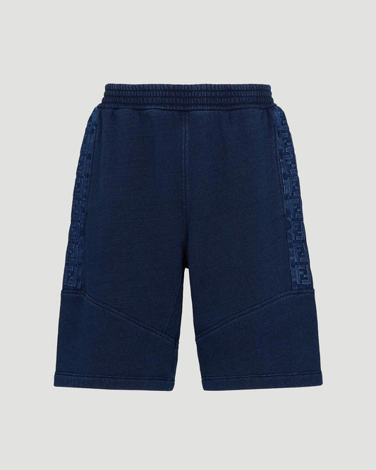 Blue Jersey Bermudas