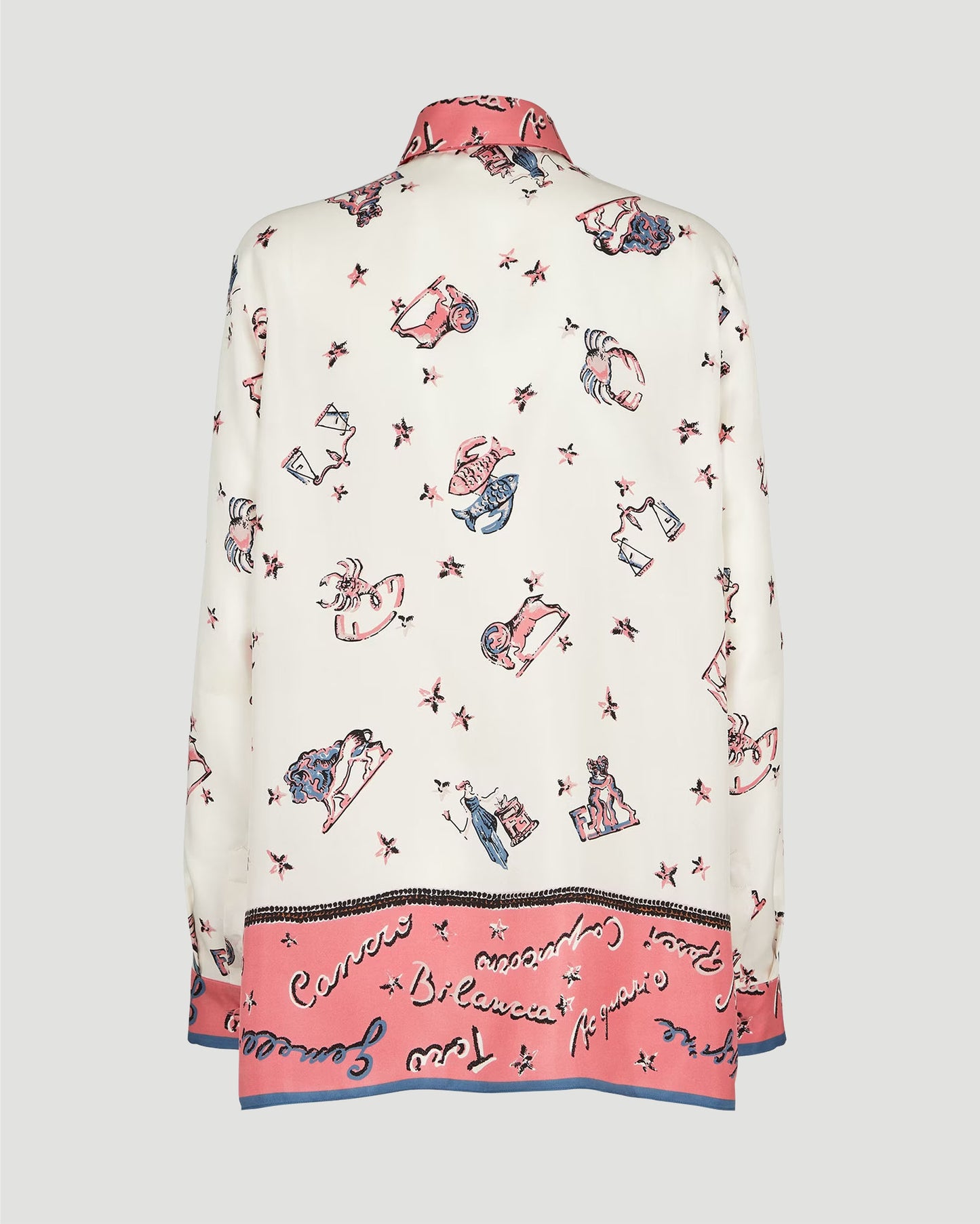 Multicolor silk shirt