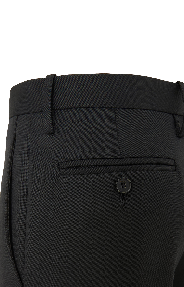Grain de Poudre Trousers in Black