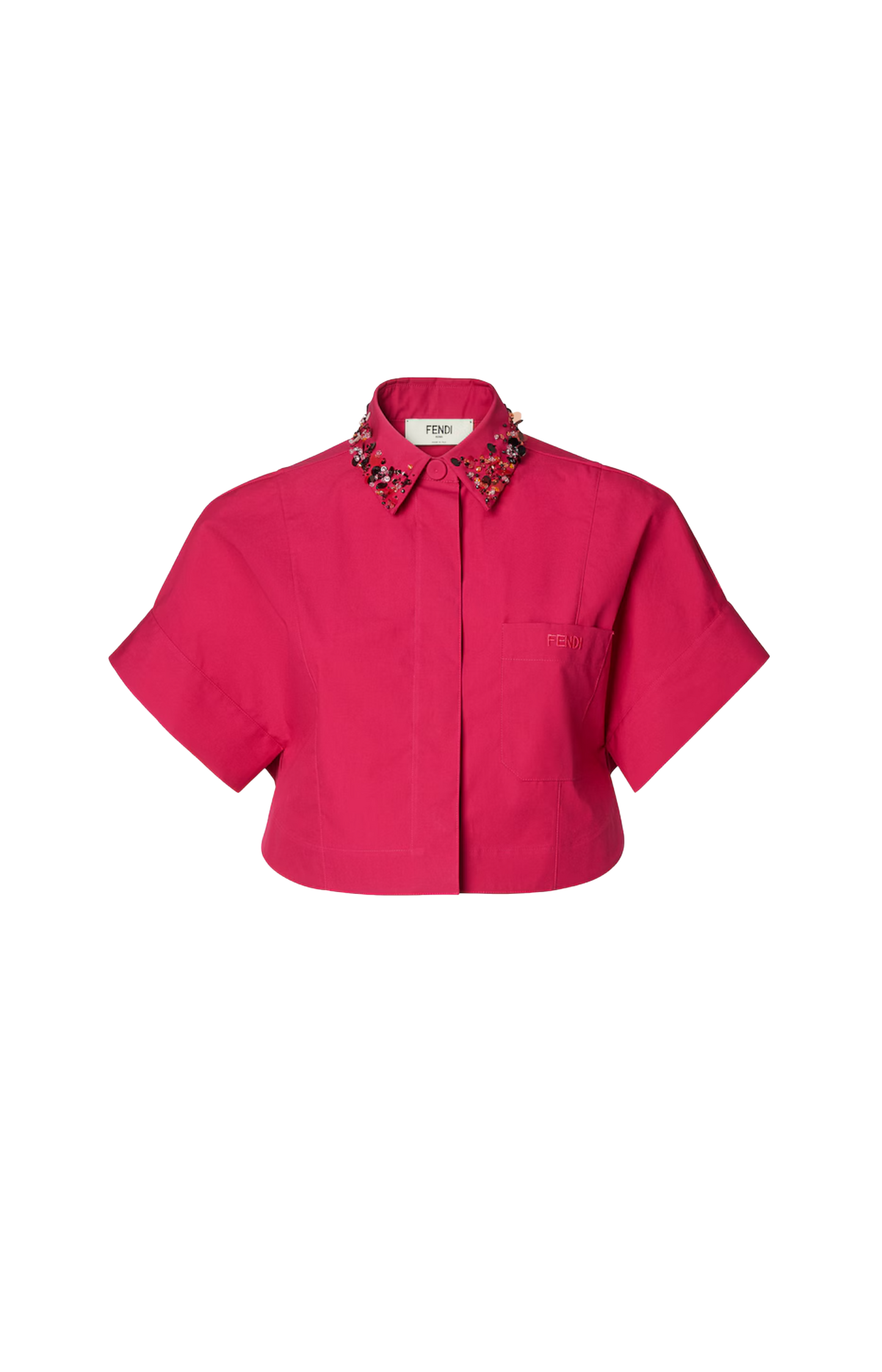 Red Poplin Shirt