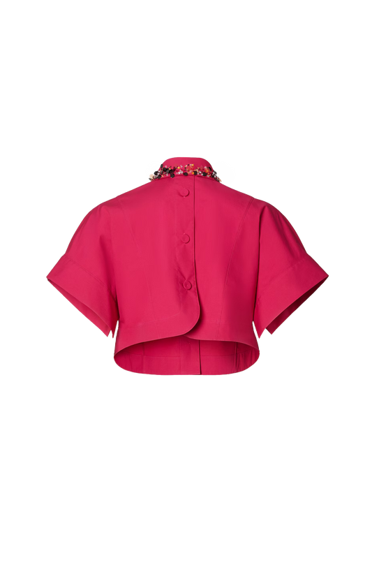 Red Poplin Shirt