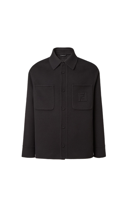 Black Wool Blouson