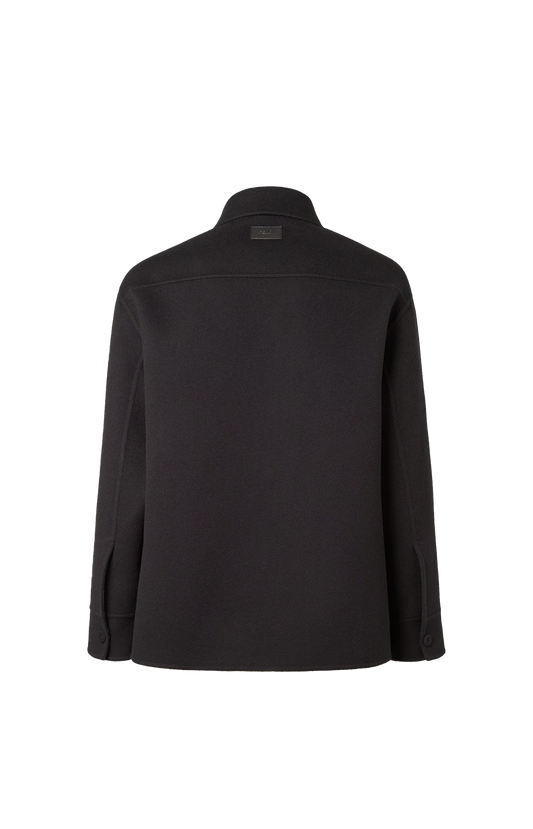 Black Wool Blouson