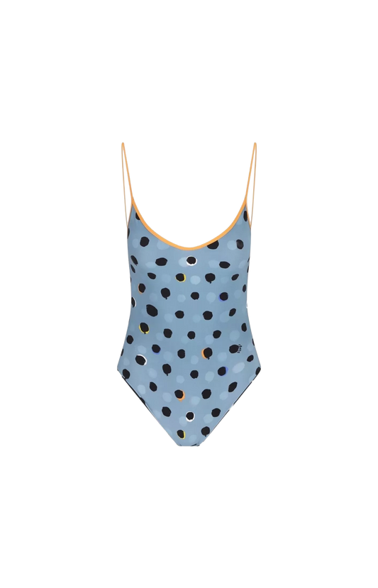 Polka dot swimsuit