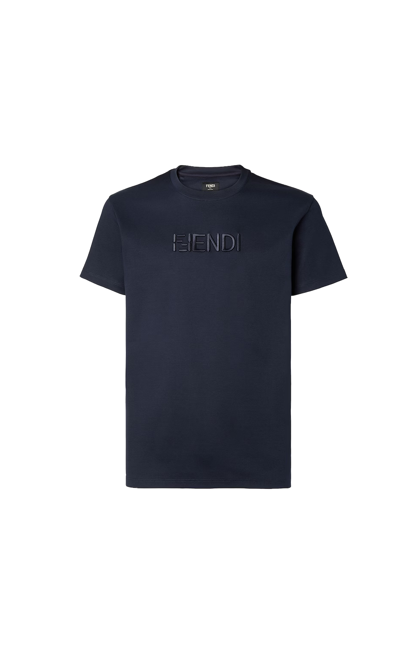 Navy blue cotton T-shirt