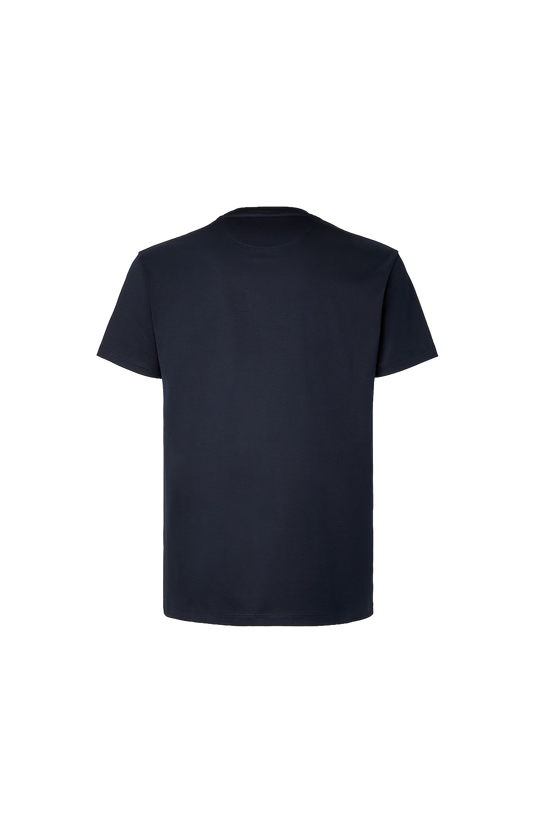 Navy blue cotton T-shirt