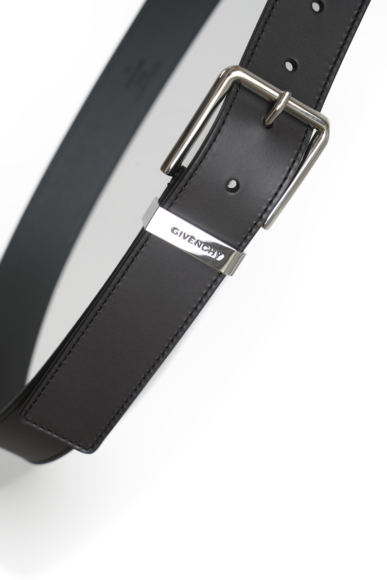 Gentleman Belt in Black Leather