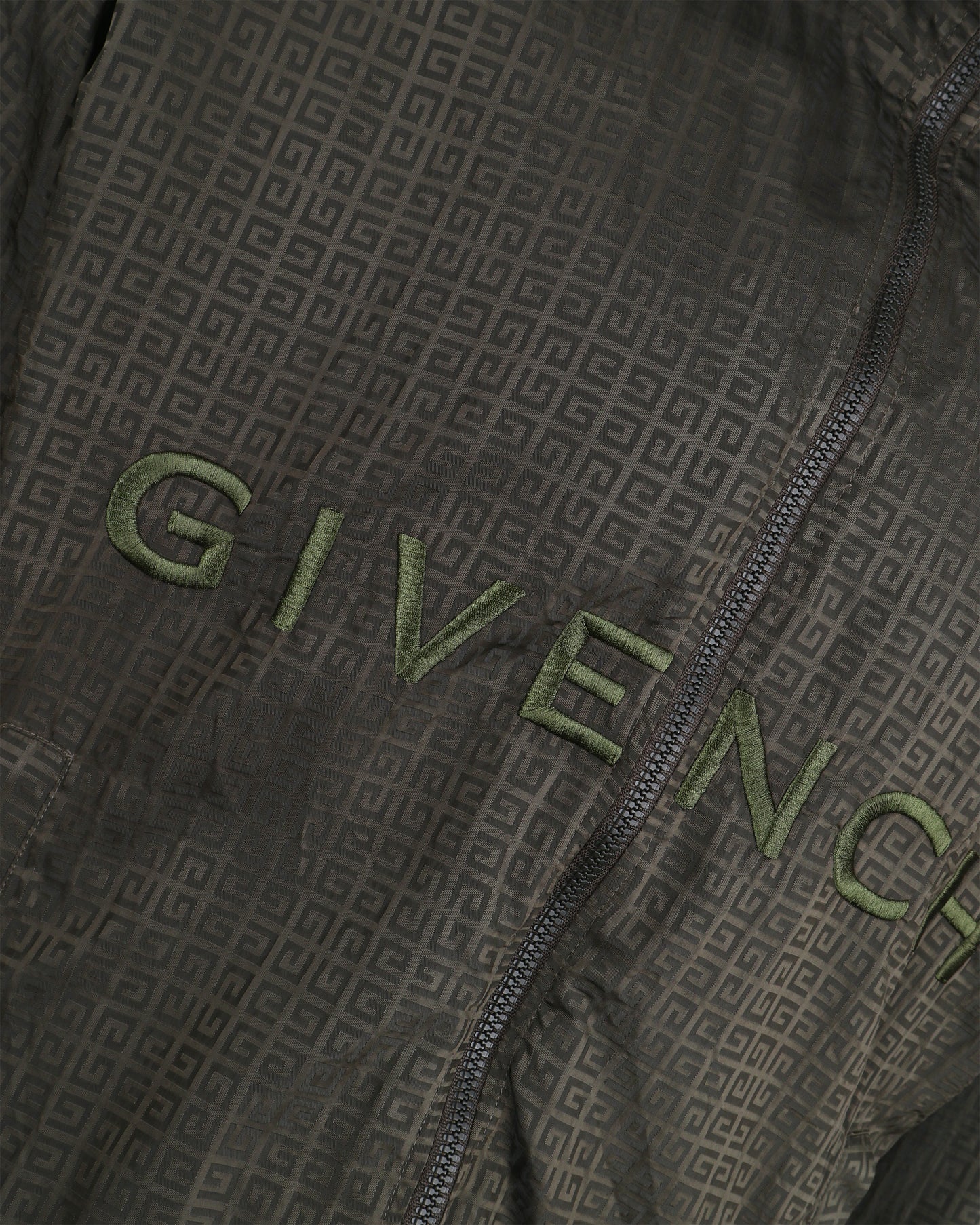 4G-print logo embroidered jacket