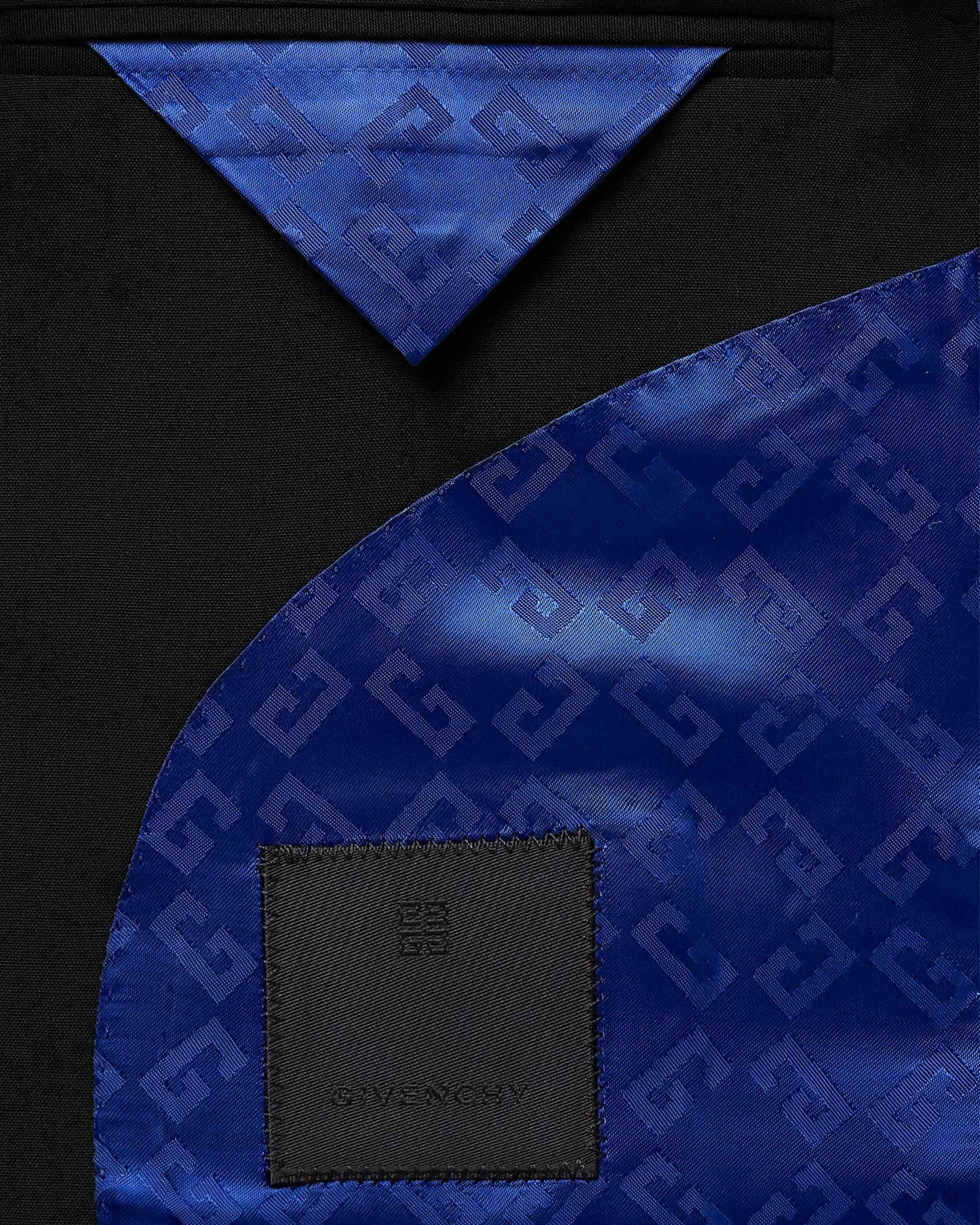 Givenchy Slim Fit Jacket in Wool With 2G Clip in Black — product photo 3