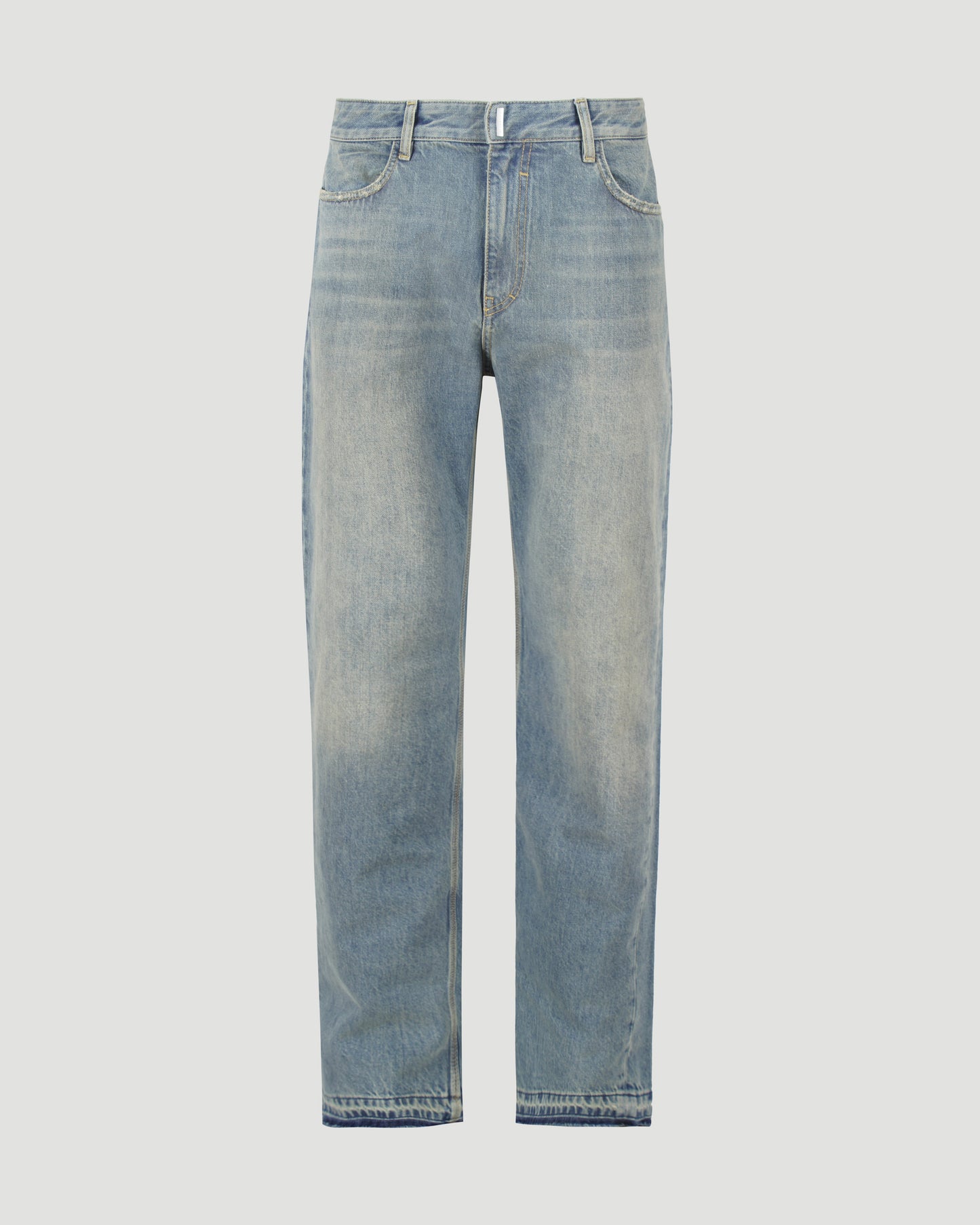 JEANS IN WASHED DENIM
