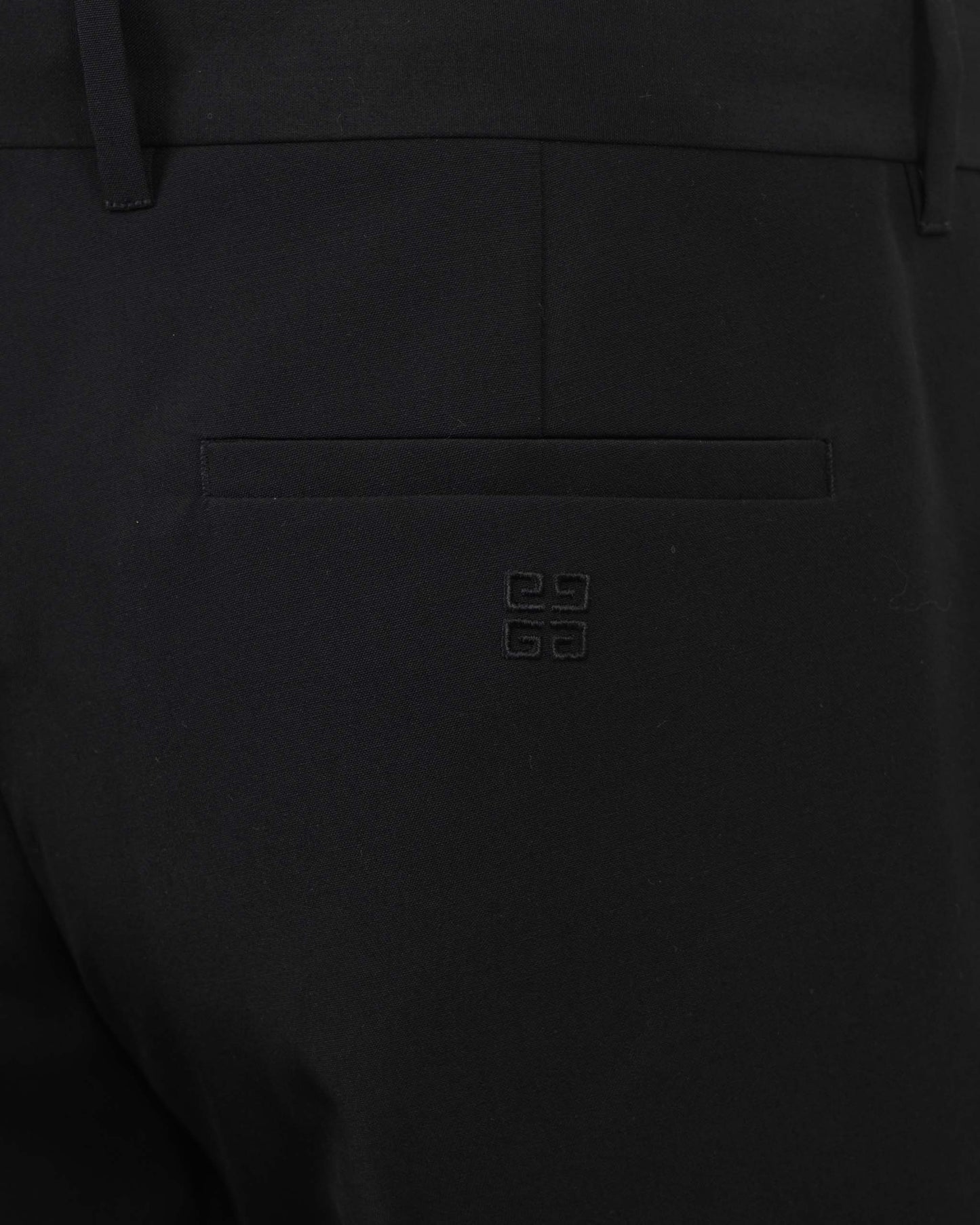 Slim fit tailored pants in wool