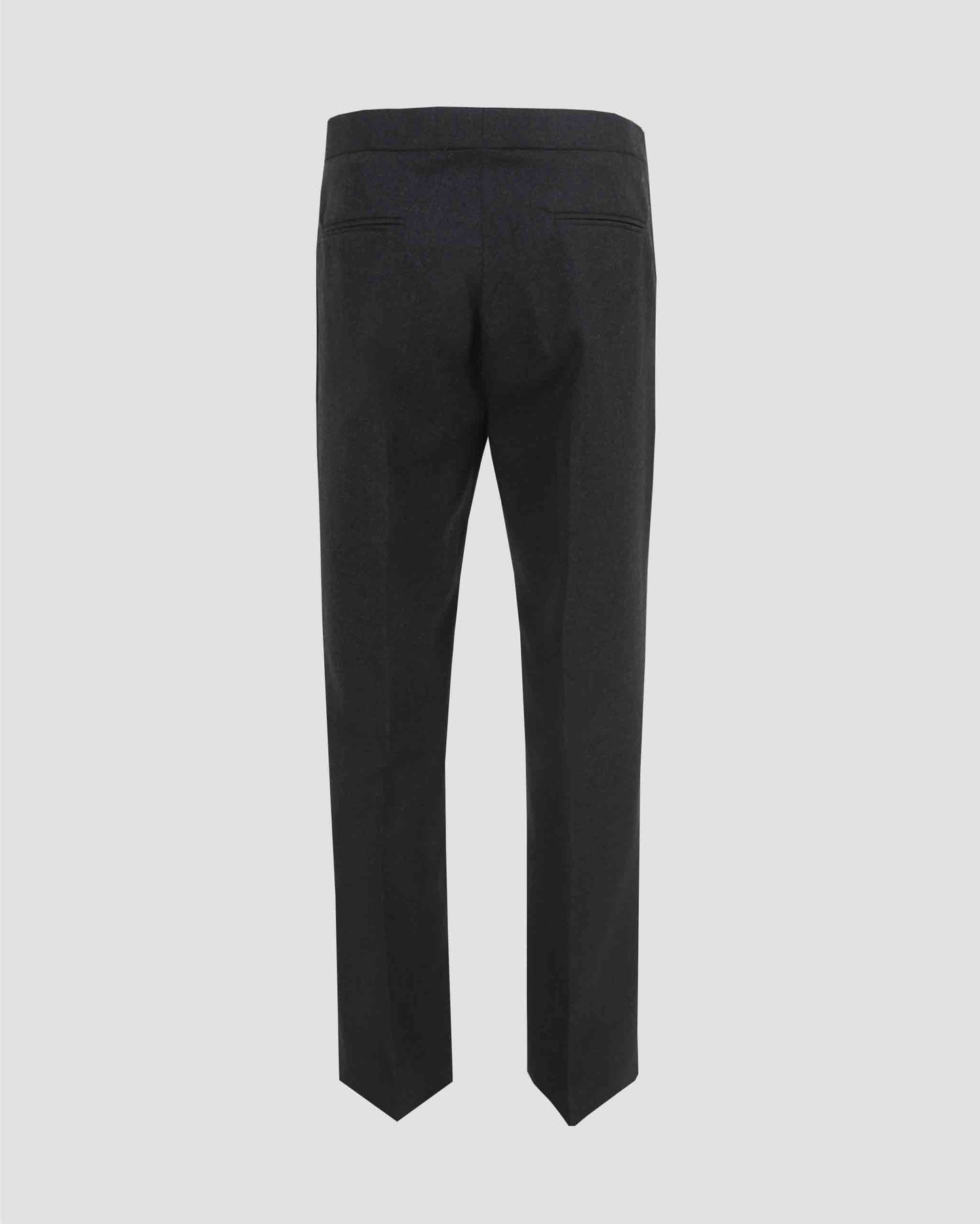 Straight Leg Tailored Trousers in Flannel