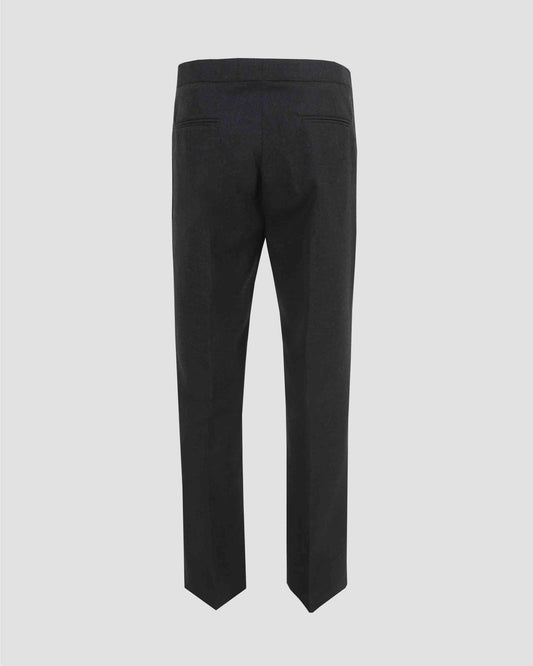 Straight Leg Tailored Trousers in Flannel