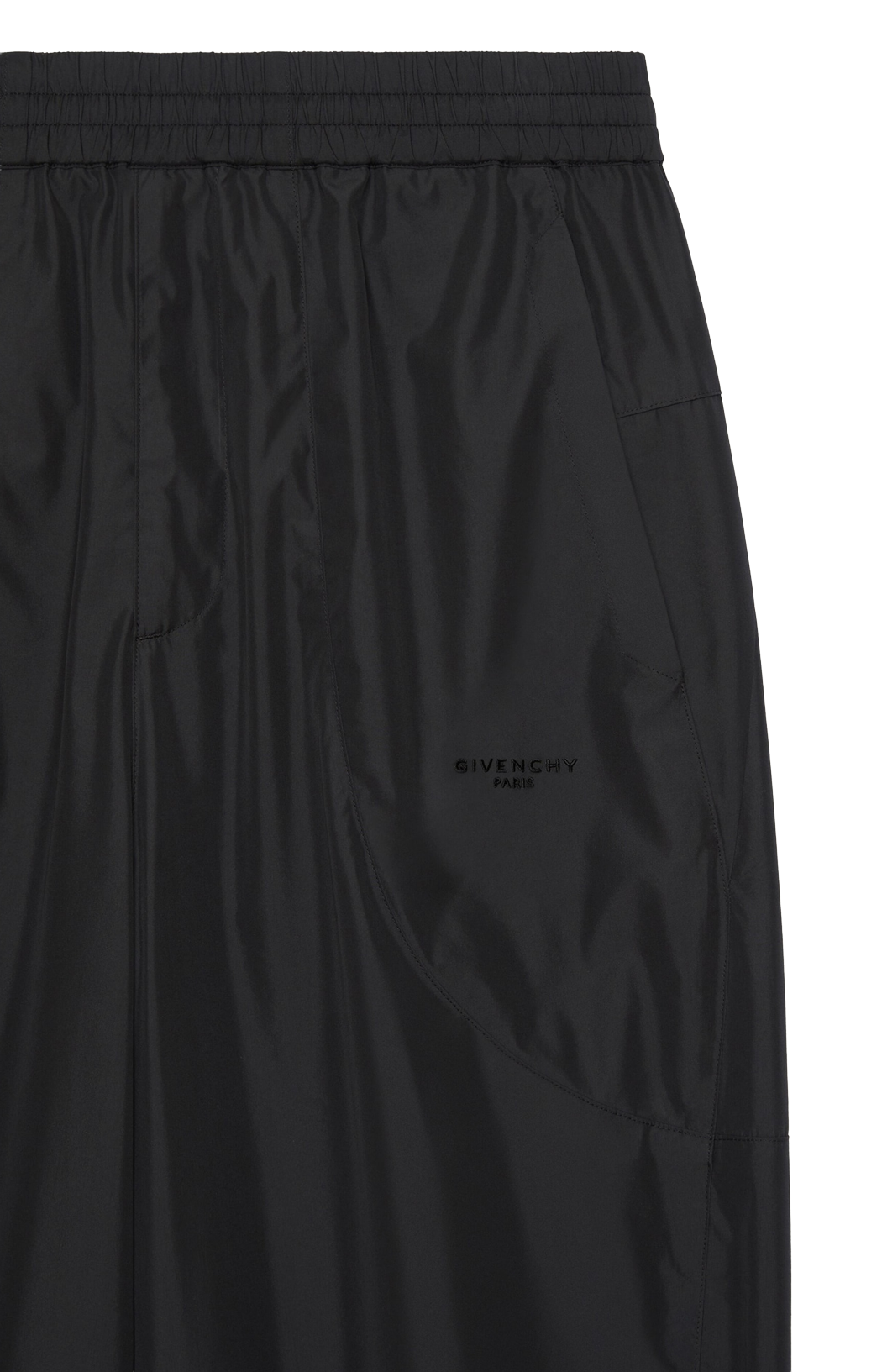 Couture Seam joggers with mix material cut-outs